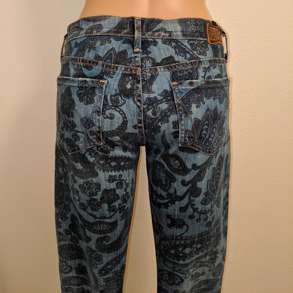 Avedon Paisley Low Rise Skinny Jean - Picture 12 of 14